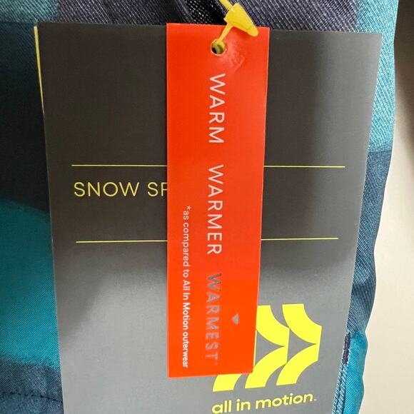 NWT All in Motion Boys Winter Coat Snow Jacket Blue Warmest 3-IN-1 Insulated XS - Picture 6 of 11
